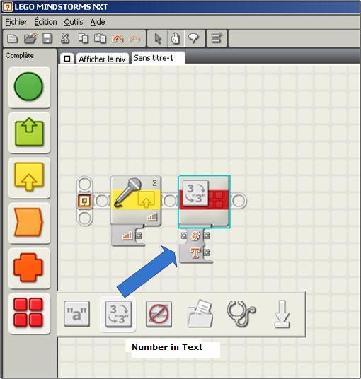 NXT G the development environment supplied with Lego Mindstorms